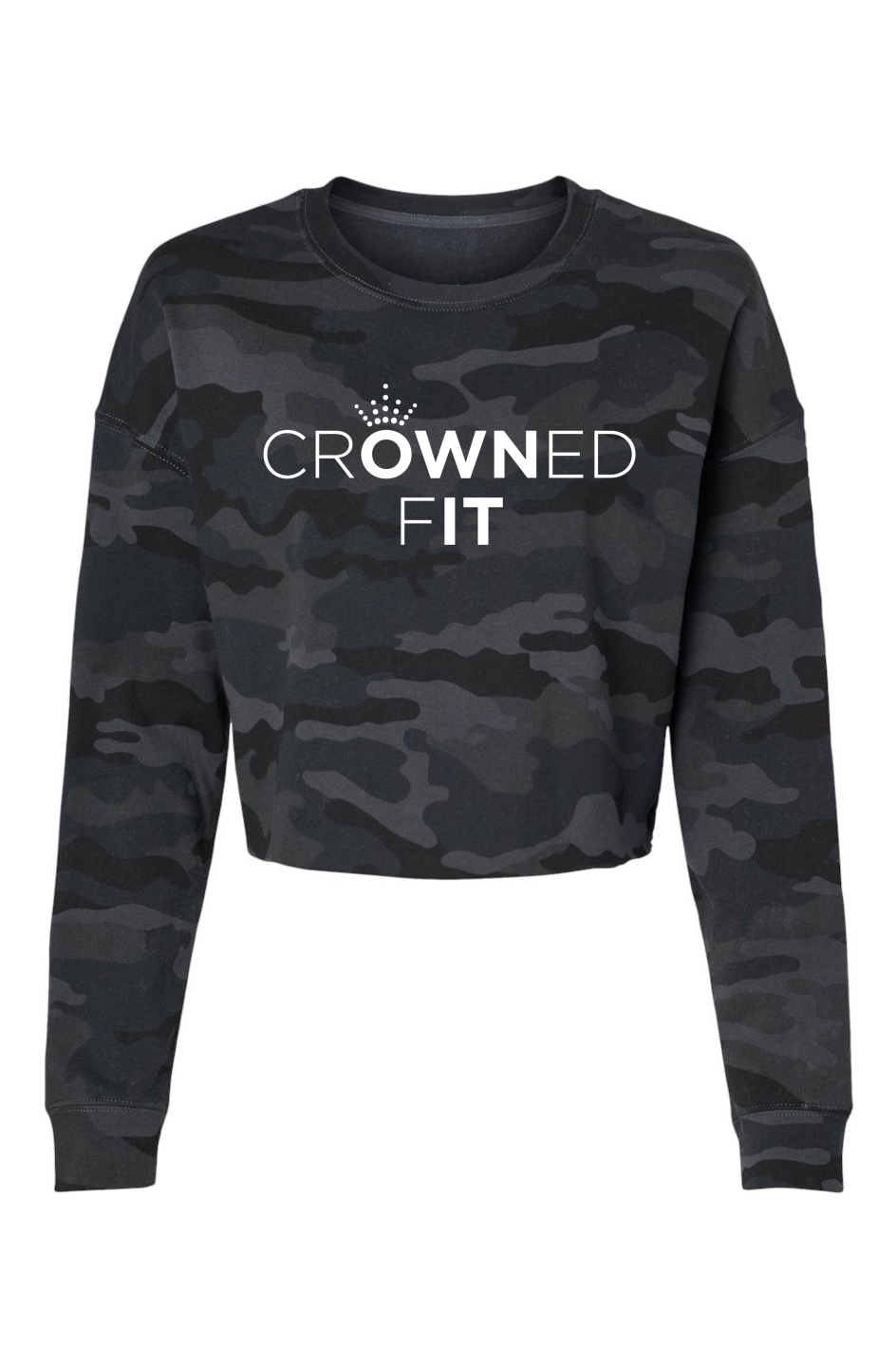 Lightweight CF Camo Cropped Crew